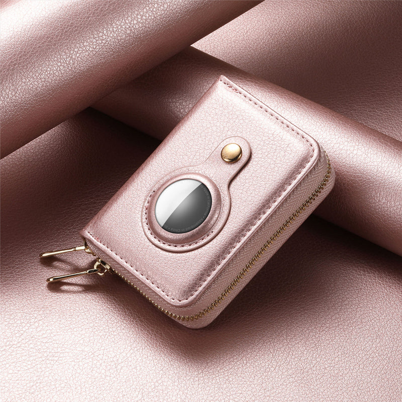 Guili | Intelligent AirTag-Zip RFID Leather Wallet