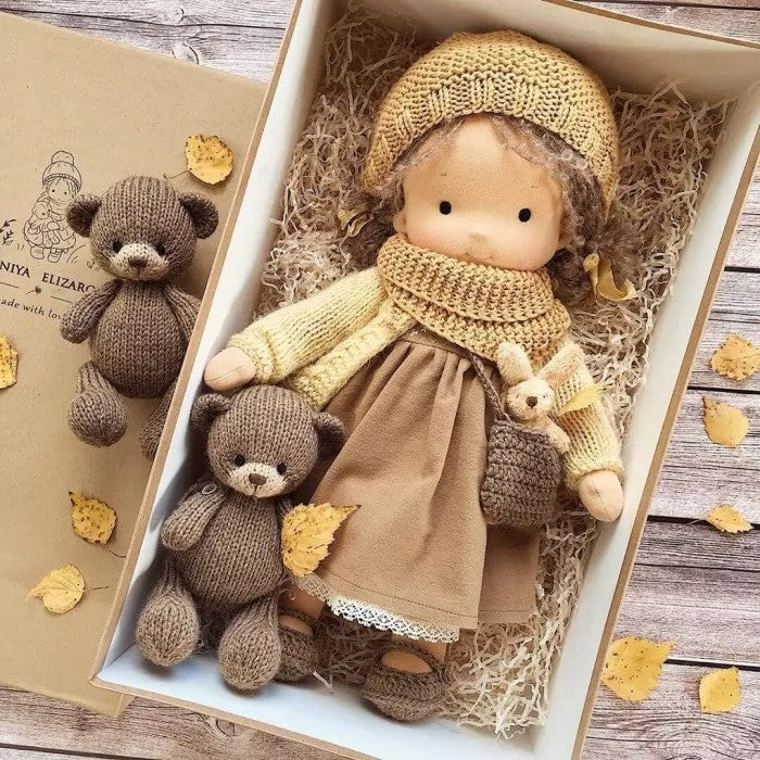 Guili | Handmade Waldorf Doll | Soft, Organic Toy for Emotional Development