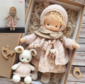 Guili | Handmade Waldorf Doll | Soft, Organic Toy for Emotional Development